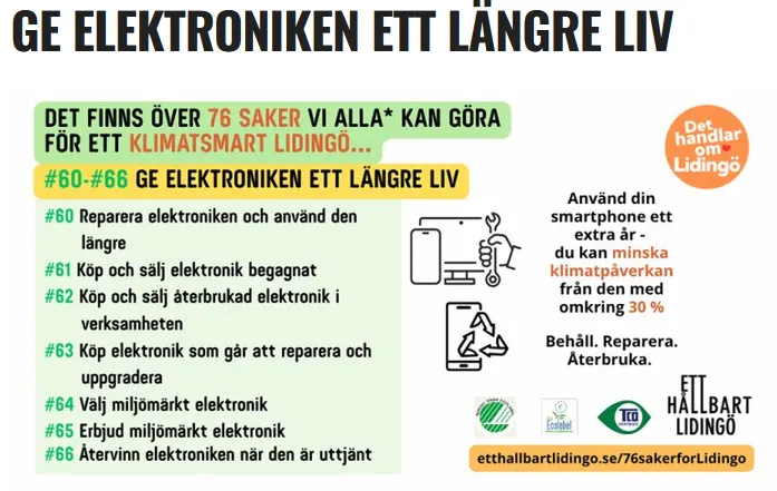 Ge elekrtoniken ett längre liv