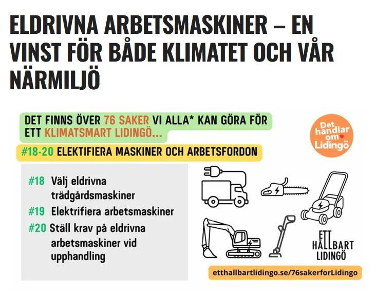Eldrivna arbetsfordon