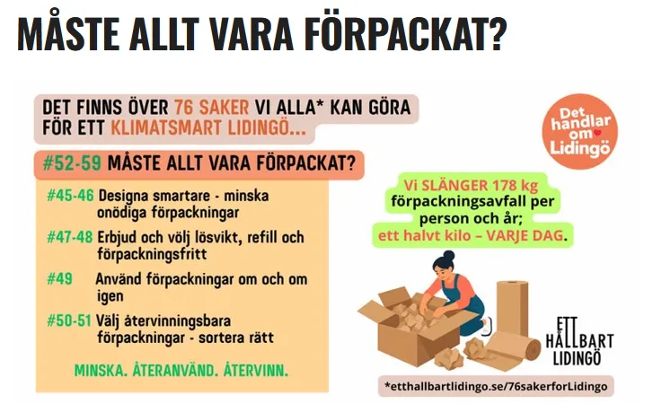 Måste allt vara förpackat